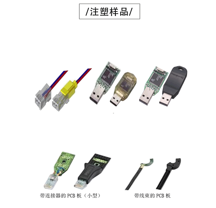 今通機械JTT-100-1無膠管單工位低壓注塑機注塑樣品圖
